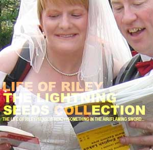Mock-up album cover of 'The Lightning Seeds' Life of Riley Collection