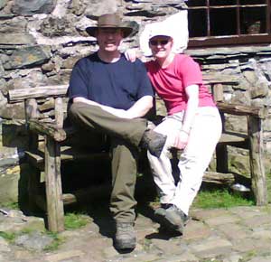 Steve and Steff relaxing